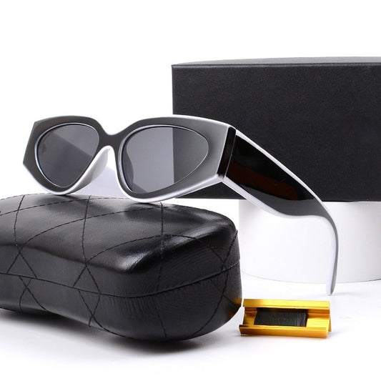 T588-1007 Cat eye sunglasses with personalized UV protection