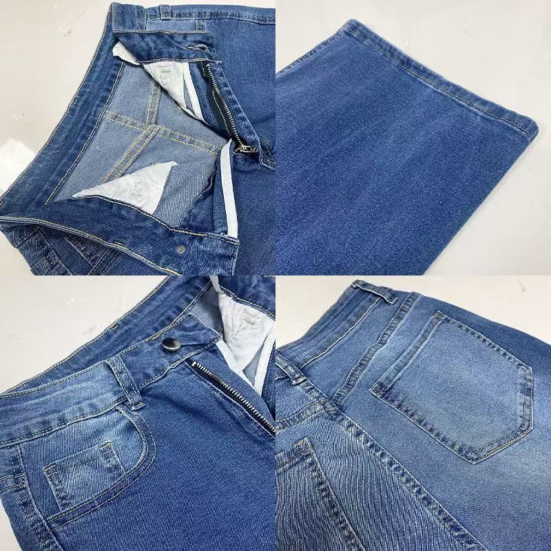 T588-745 High waisted wide leg loose jeans -GYYF