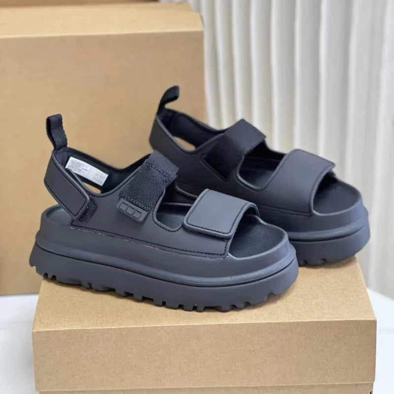 T588-1015 Summer Sandals Beach Thick Bottom