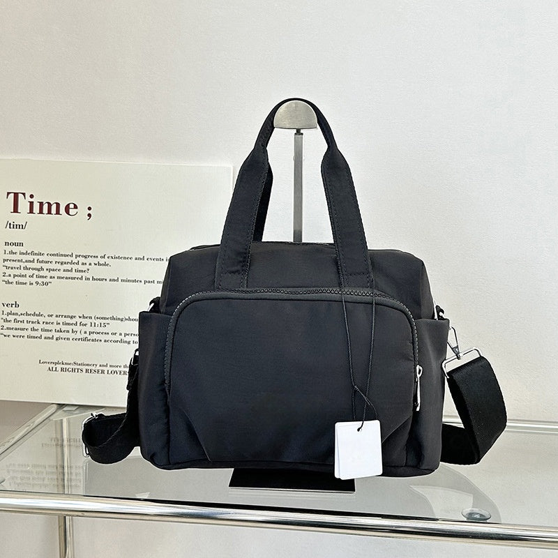 T588-845 Simple and stylish canvas fitness large capacity crossbody bag