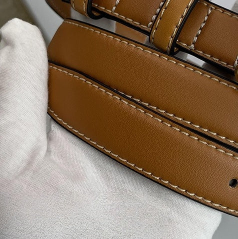 T588-1129 Solid color belt is fashionable and versatile