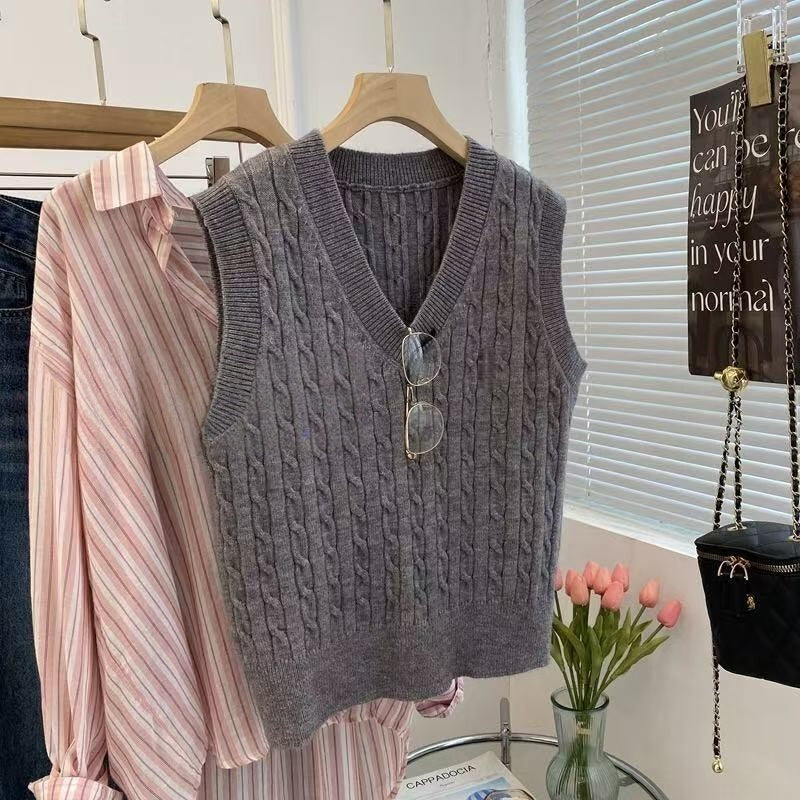 T588-699 Fashion sweater V-neck knit