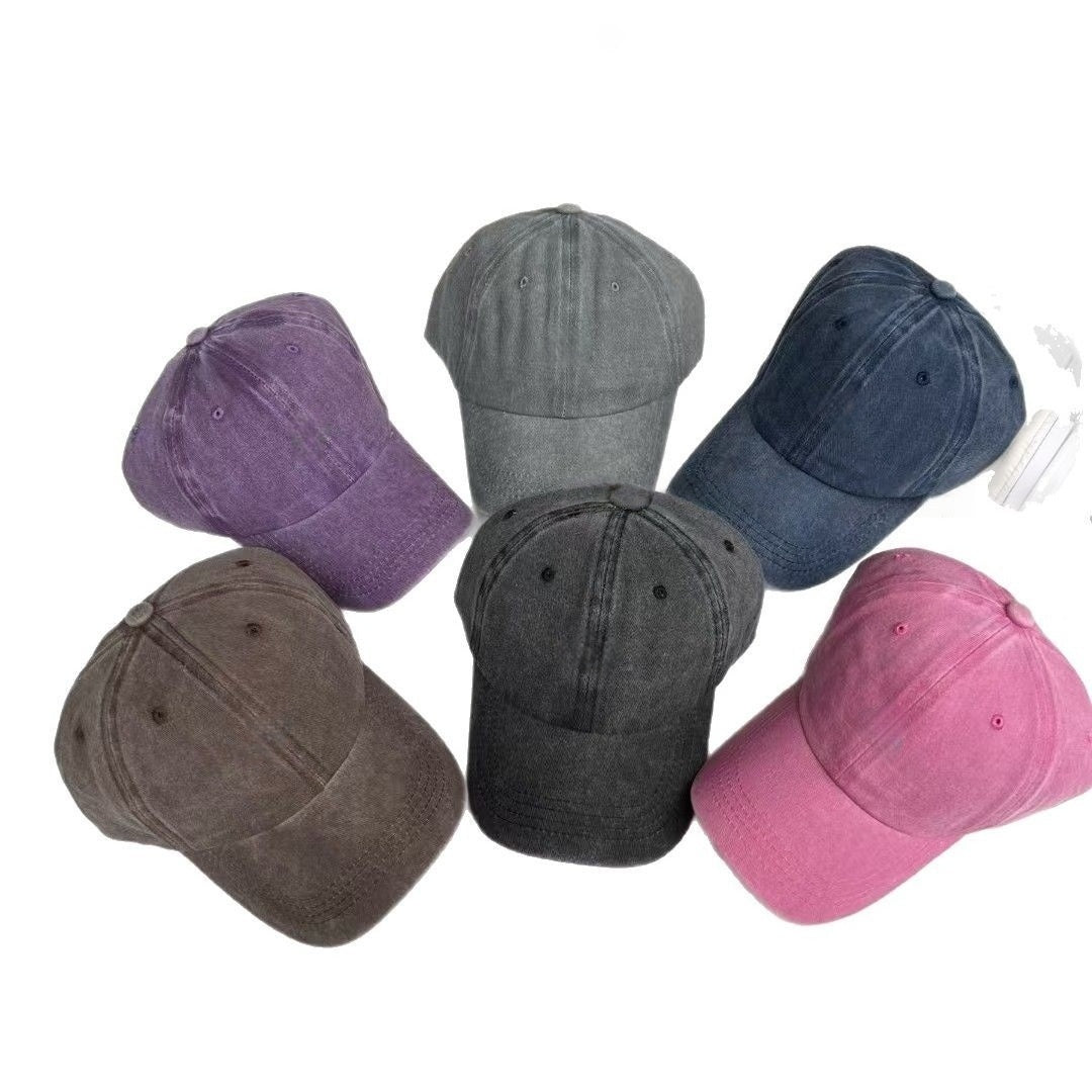 T588-866 Men's and women's hardtop vintage baseball duckbill caps
