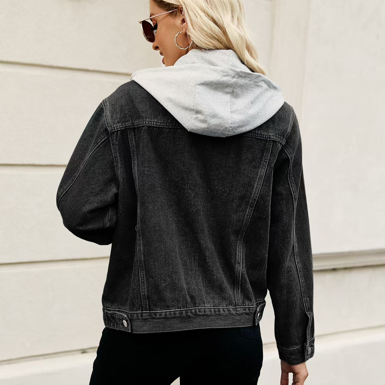 T588-782 Women's outerwear short denim