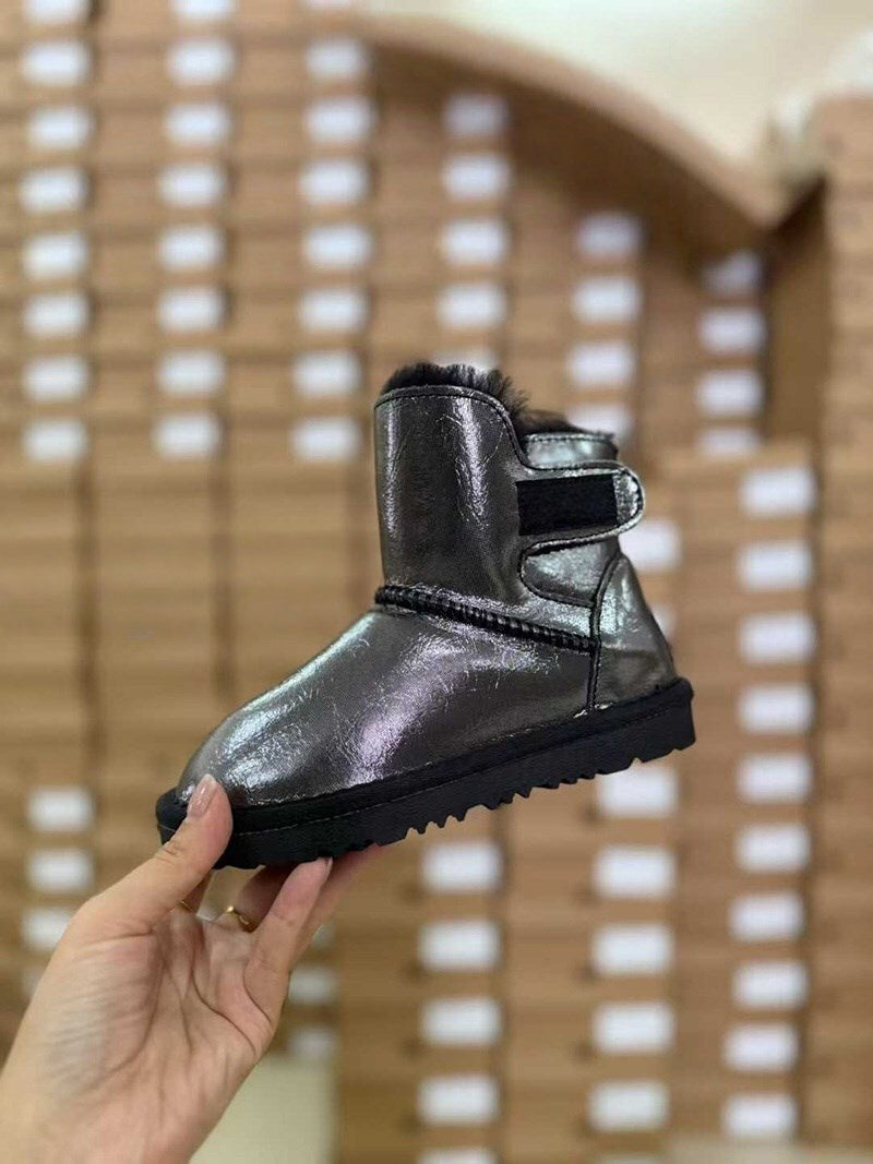 T588-715 Children's short boots with plush insulation -TG