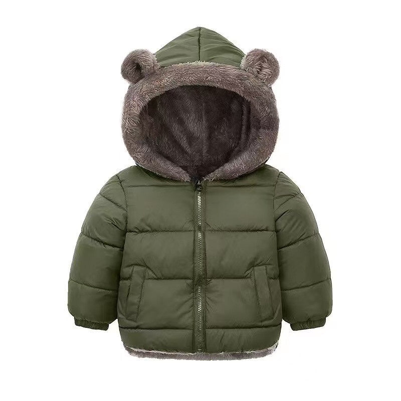 T588-813 Children's lamb wool cotton coat jacket