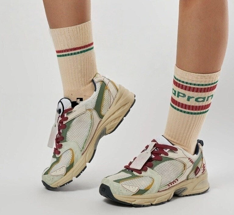 T588-802  Sports running breathable retro shoes