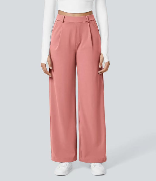 T588-953 Ladies' loose suit long pants outdoor casual straight tube