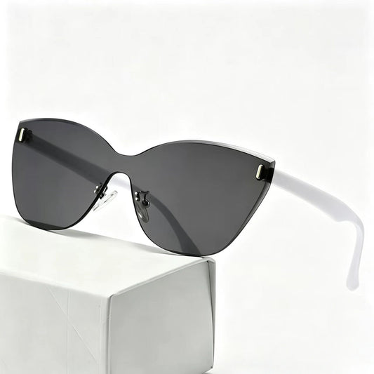 Frameless sunglasses flat cat eye premium  E1117