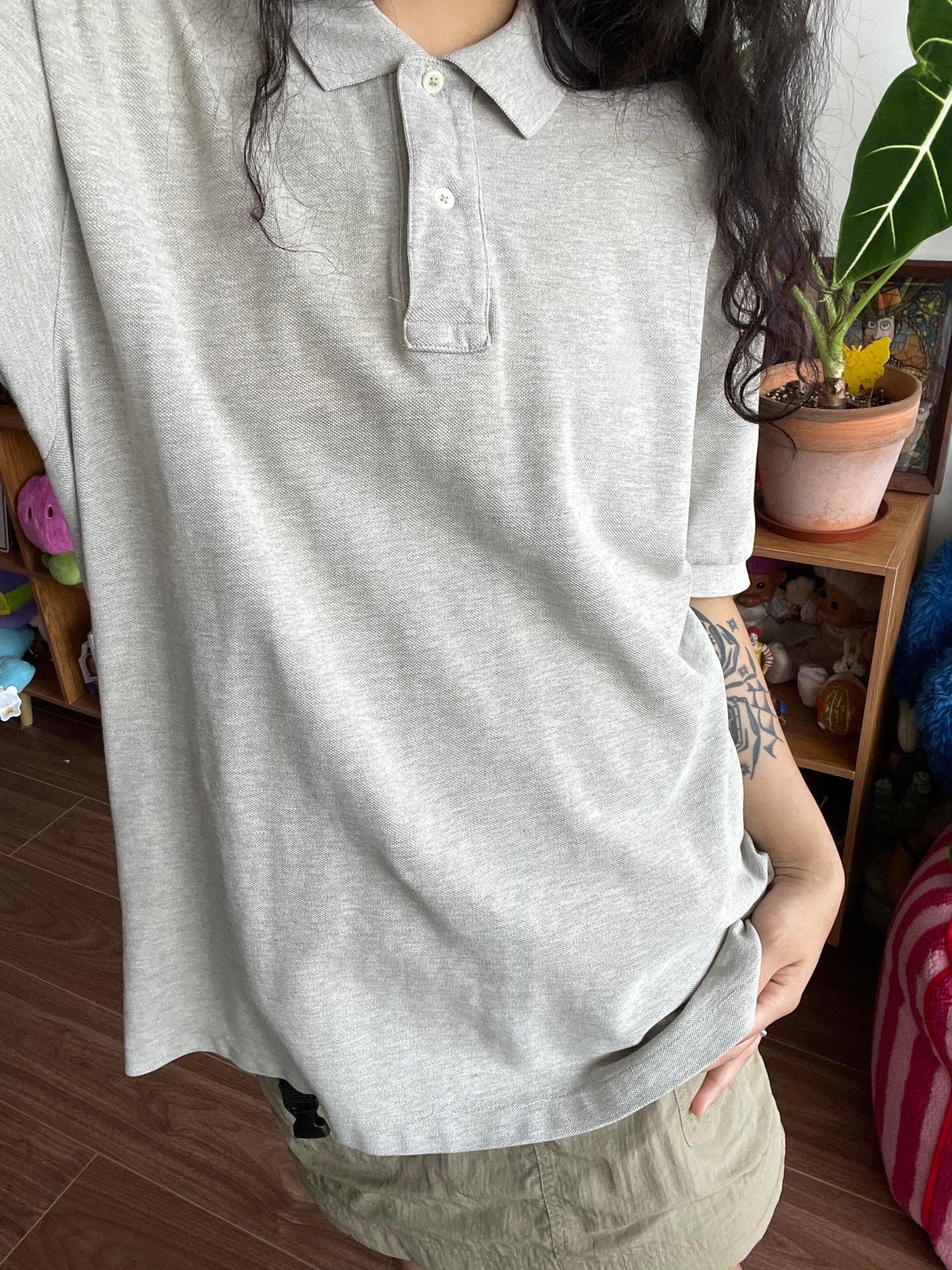 T588-991    Button up shirt women's T-shirt