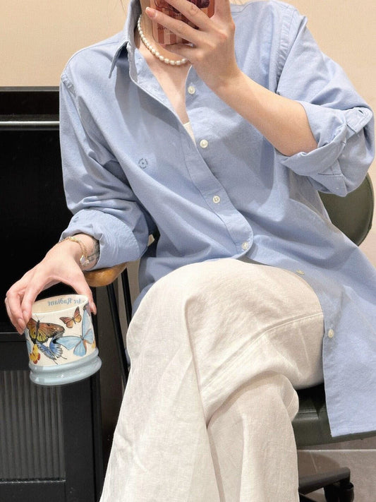 T588-987   Summer thin long sleeved shirt for casual wear