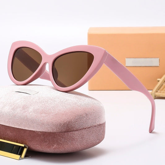 T588-957  Men's and women's large frame glasses, sunglasses, cat's eyes