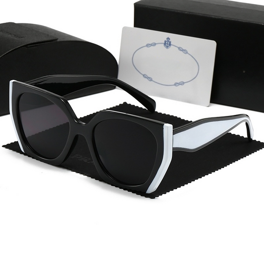 T588-1211 Polygonal fashion large frame glasses with UV protection