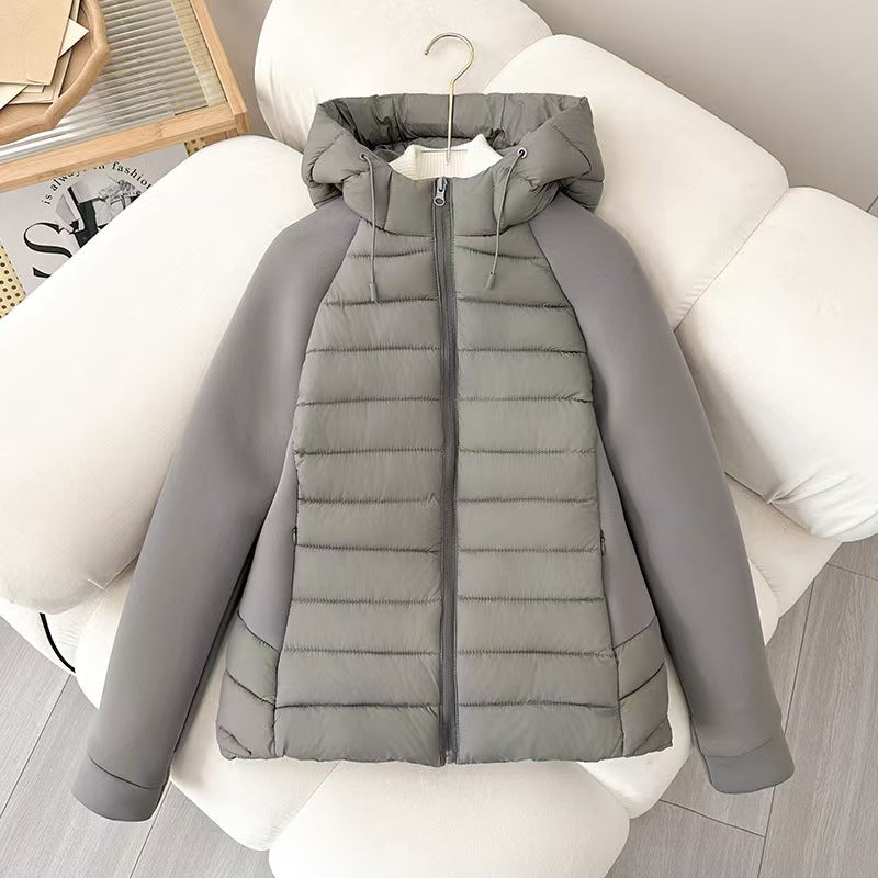 T588-743  Splicing new long coat for slim fit-GYYF