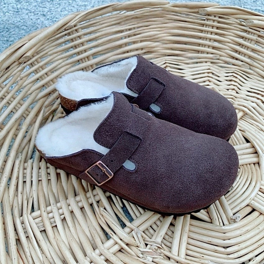 T588-589  Add velvet to increase the height, thick bottom, and half toe support-PDDXZ