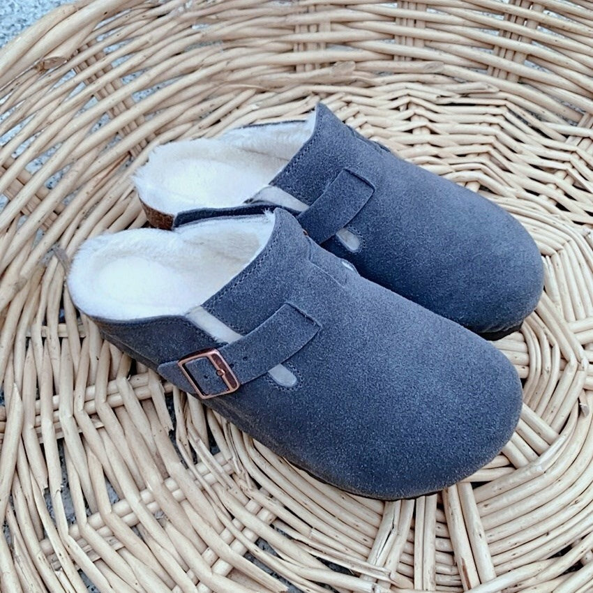 T588-589  Add velvet to increase the height, thick bottom, and half toe support-PDDXZ