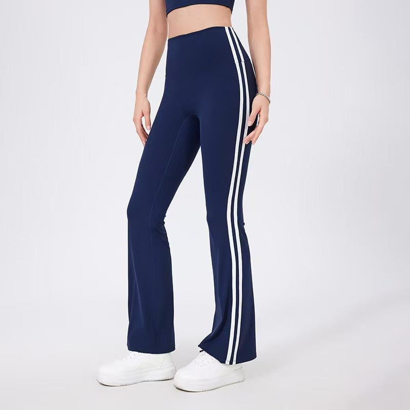 T588-847  High waisted yoga bell bottoms