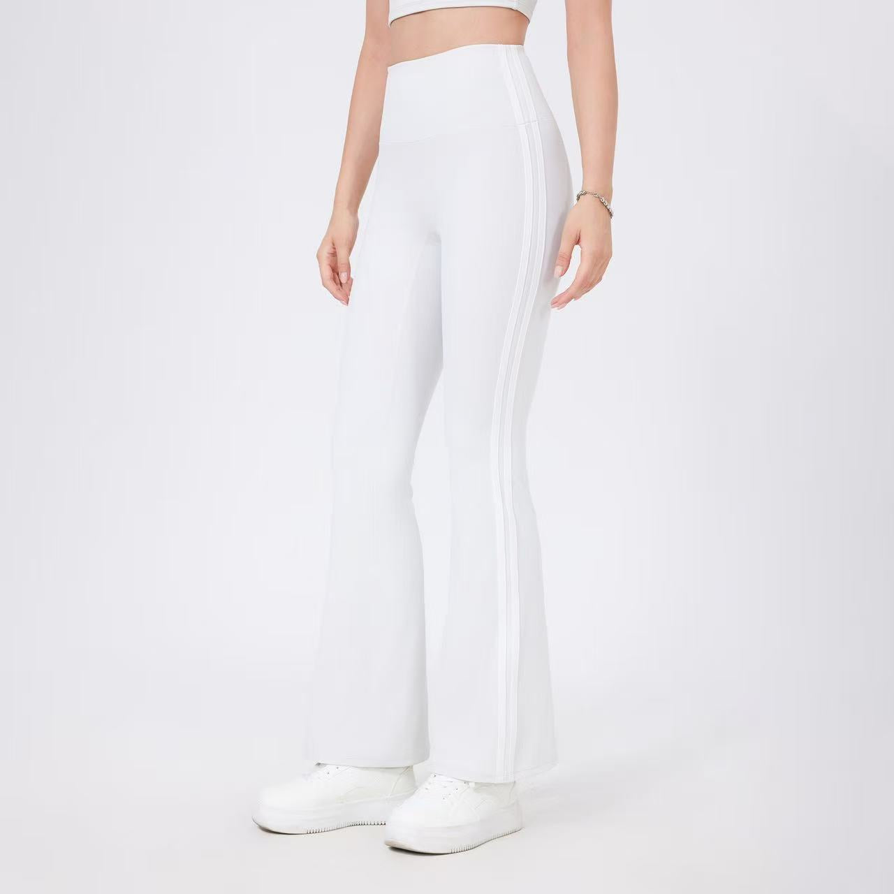 T588-847  High waisted yoga bell bottoms