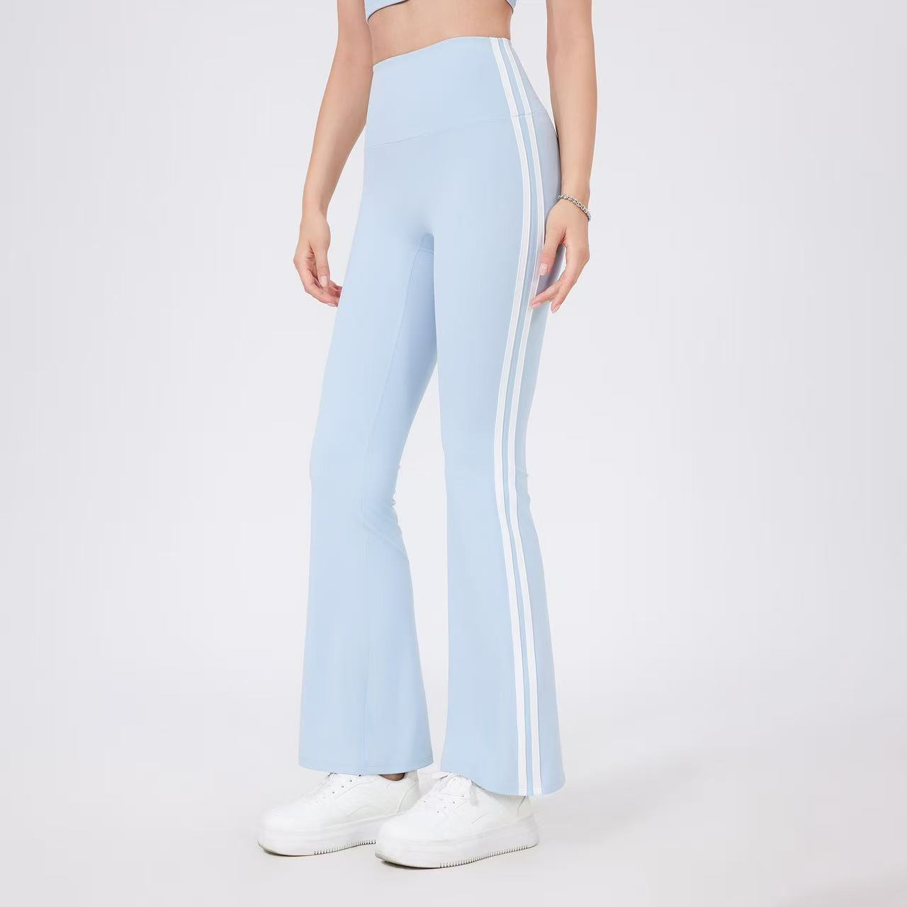 T588-847  High waisted yoga bell bottoms