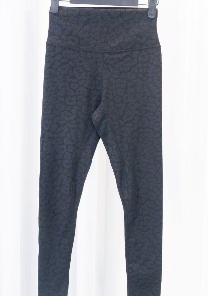 T588-1138   Leopard high waisted tight yoga pants for outdoor activities