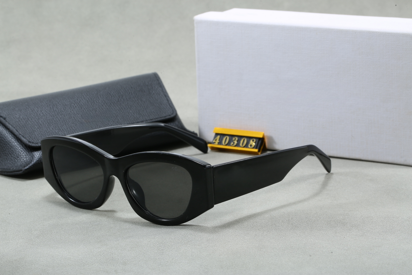 T588-1254 Sunglasses, Cat's Eye Fashion, High end Sunglasses