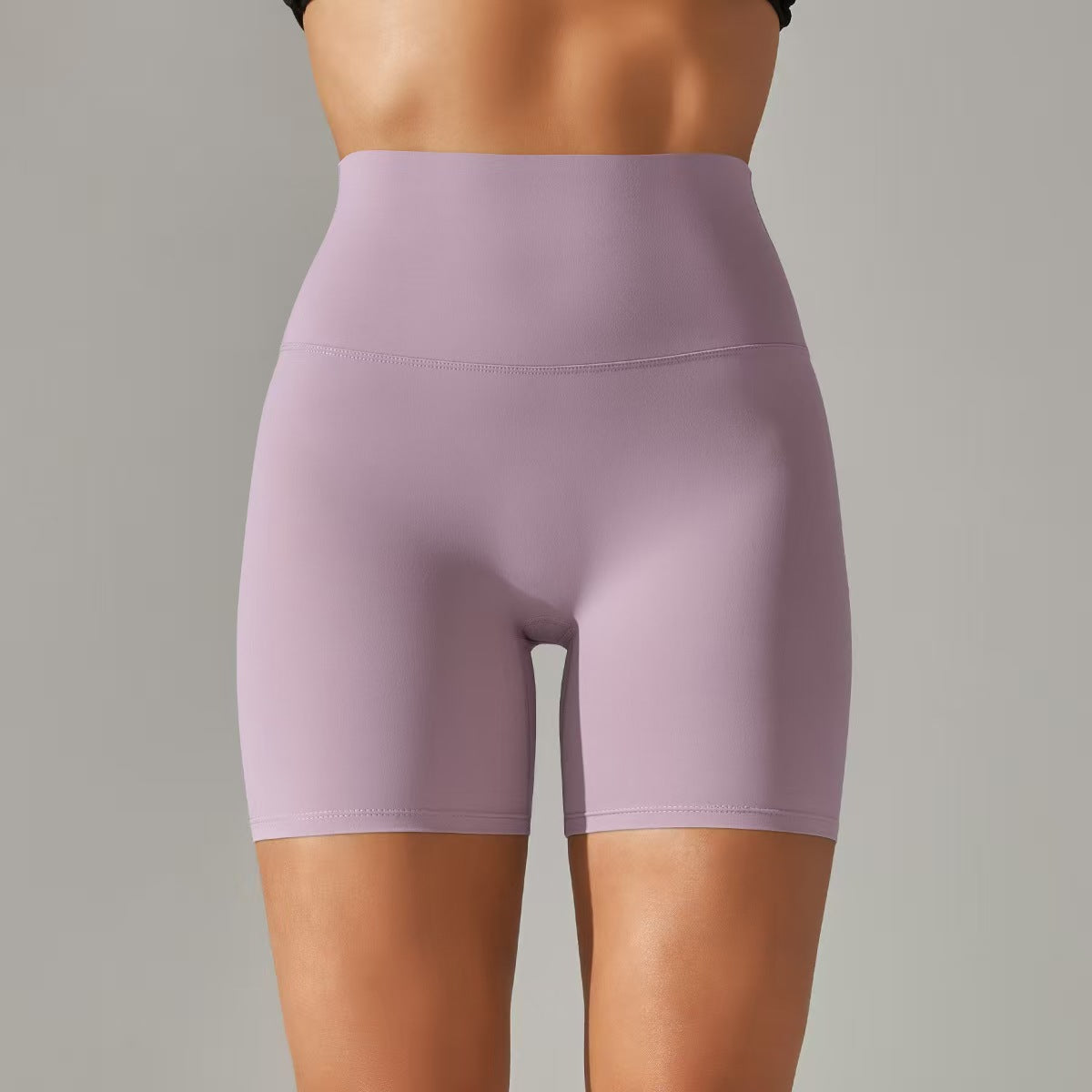 T588-131 Women's shorts, three part pants, high waist, tight fitting, elastic sports and fitness pants