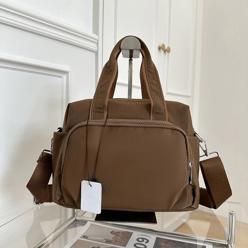 T588-845 Simple and stylish canvas fitness large capacity crossbody bag