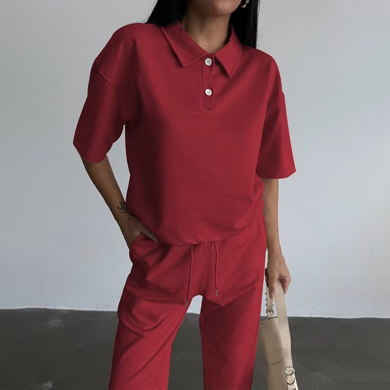T588-1144   Sports and leisure outdoor square half cardigan set