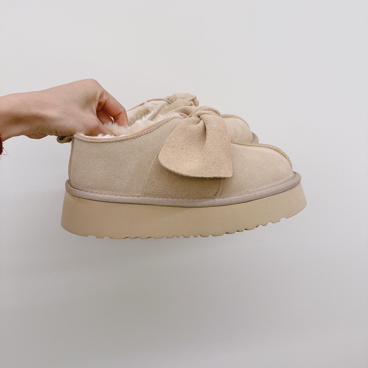 T588-785  Thick and warm low cut shoes