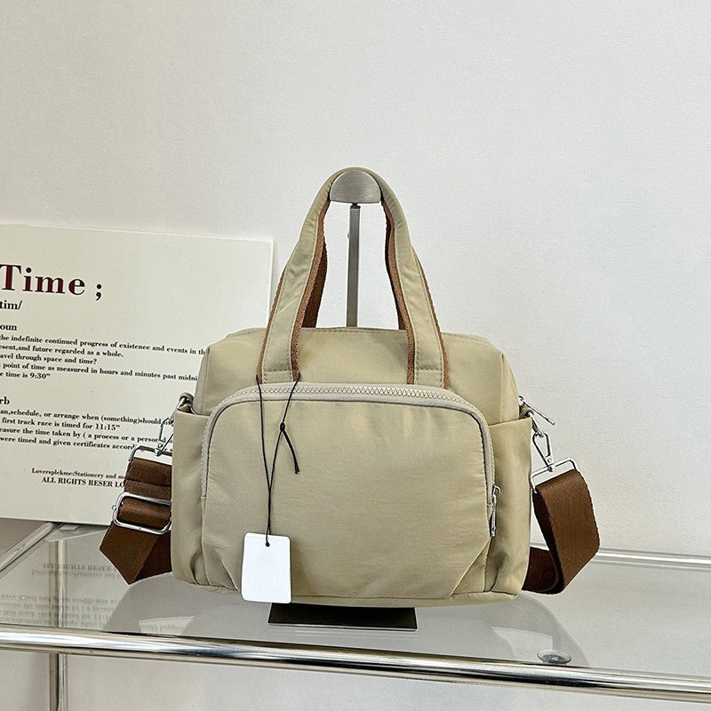 T588-845 Simple and stylish canvas fitness large capacity crossbody bag