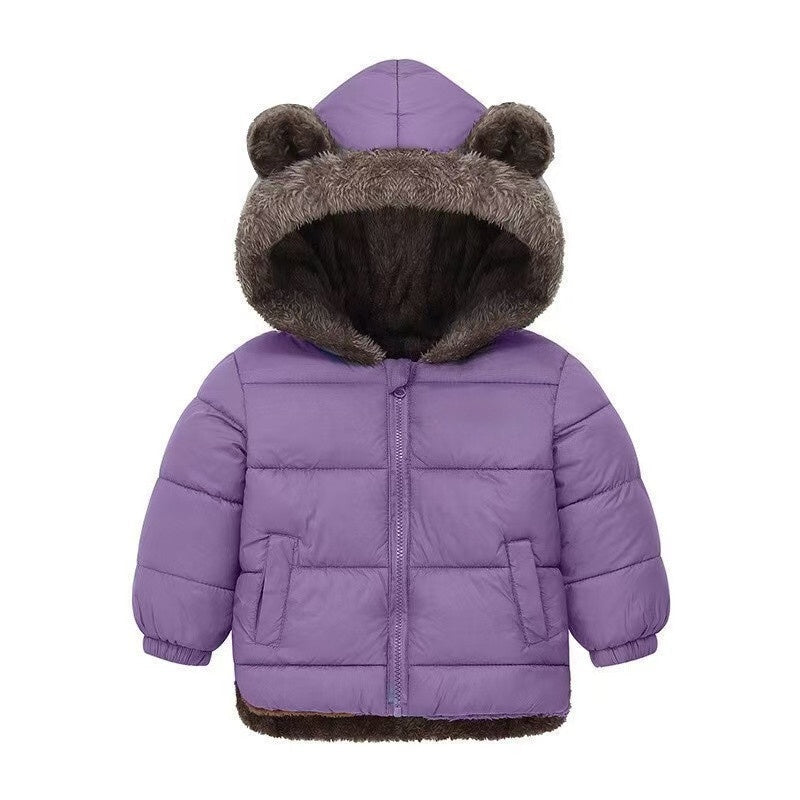 T588-813 Children's lamb wool cotton coat jacket