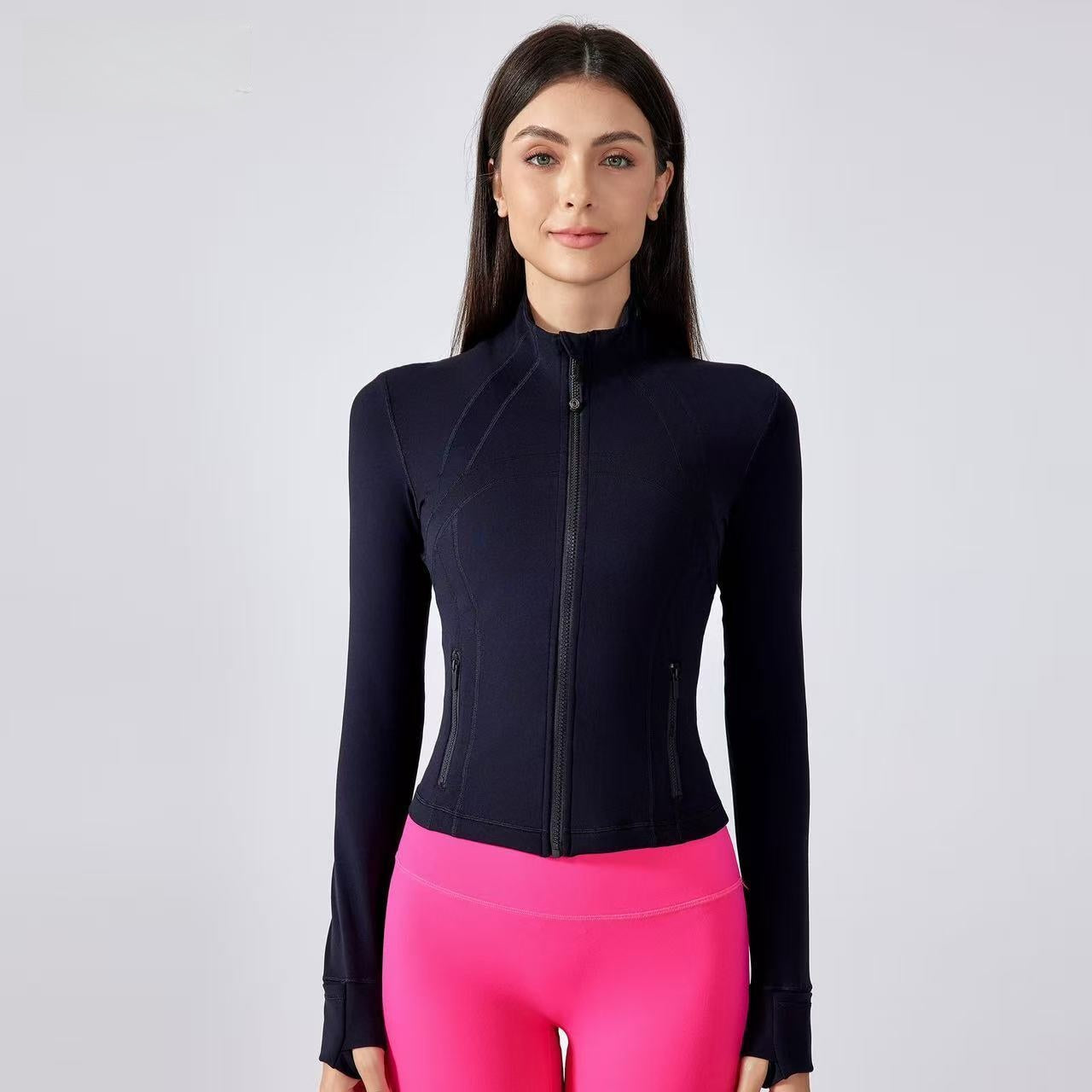 T588-1078  Yoga fitness clothing, long sleeves, slim fit, outdoor