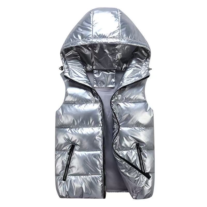 T588-738  Winter shiny cotton vest for children and adults