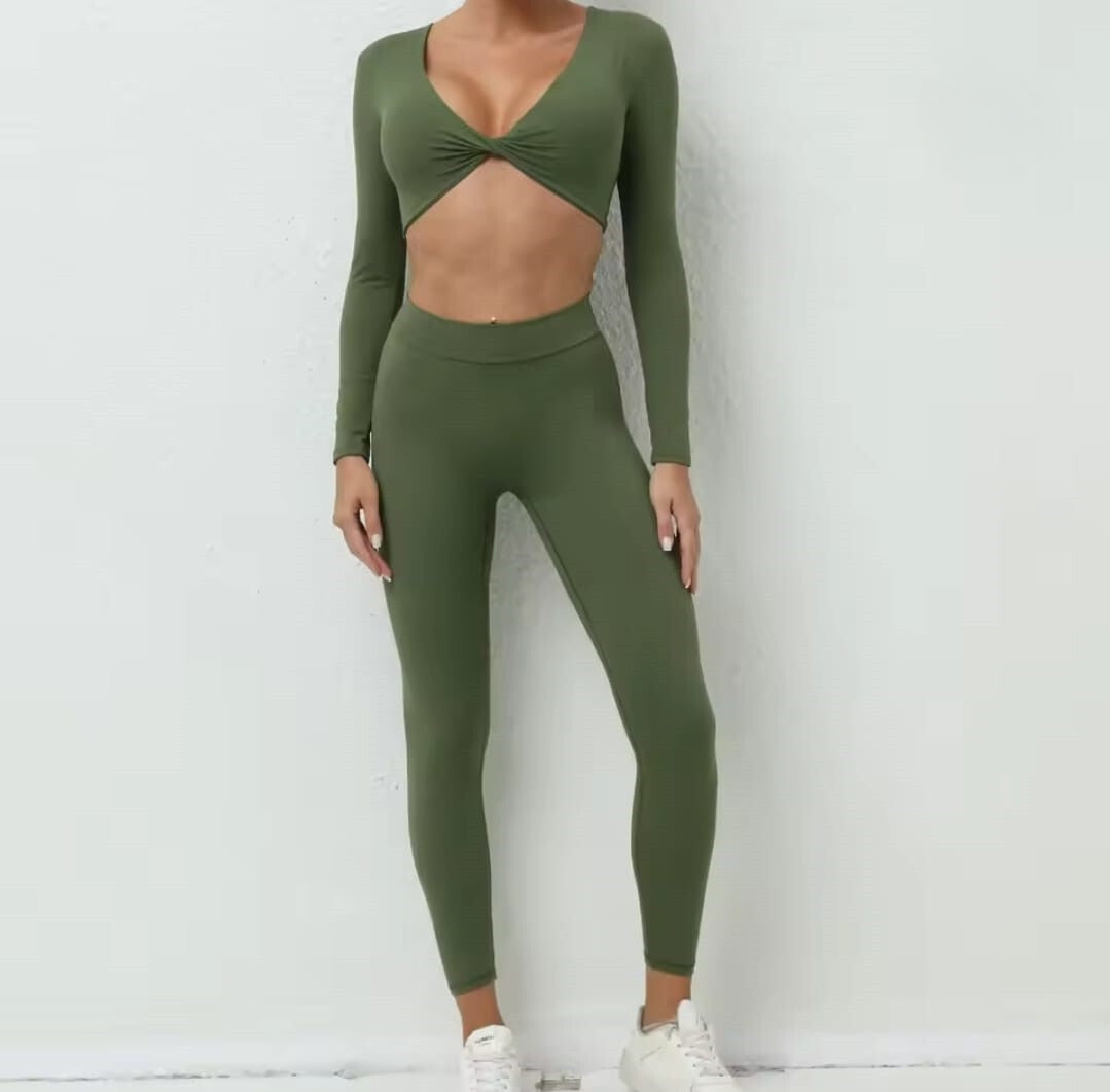 T588-921  Fitness new quick drying women's suit