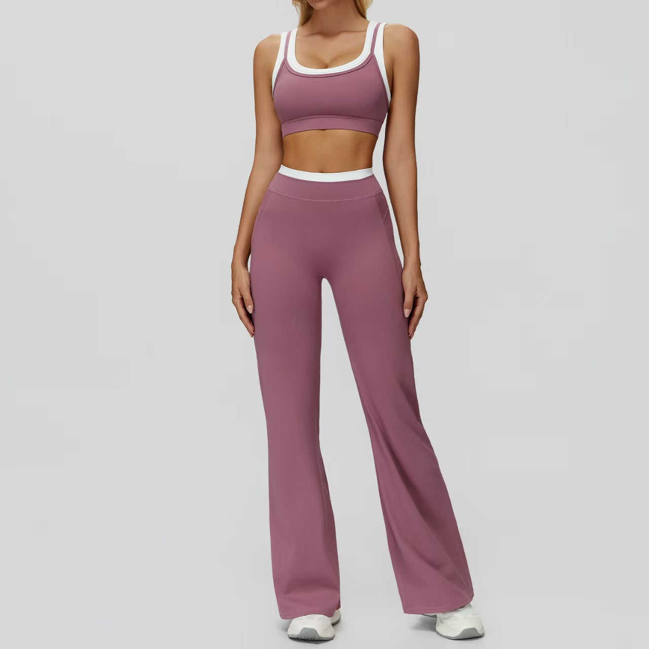 T588-917   High waisted outdoor leisure versatile fitness suit