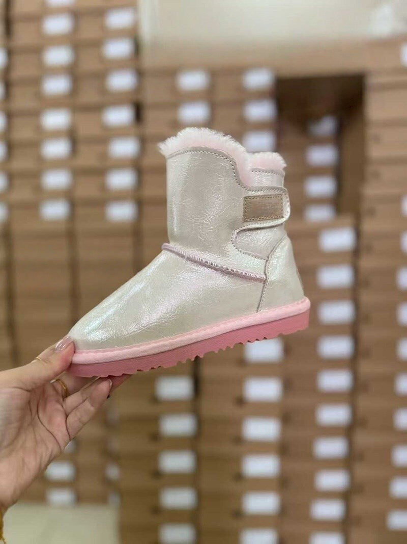 T588-715   Children's short boots with plush insulation -TG