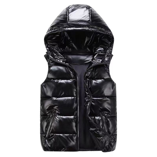 T588-738  Winter shiny cotton vest for children and adults
