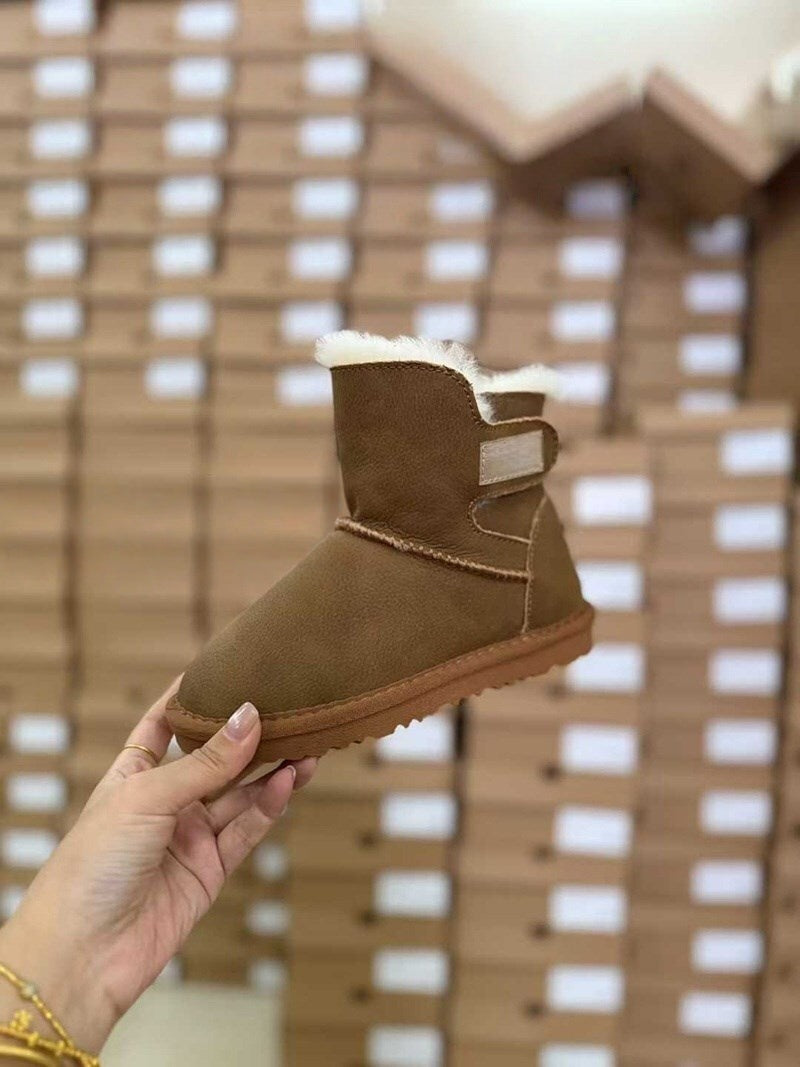 T588-715   Children's short boots with plush insulation -TG