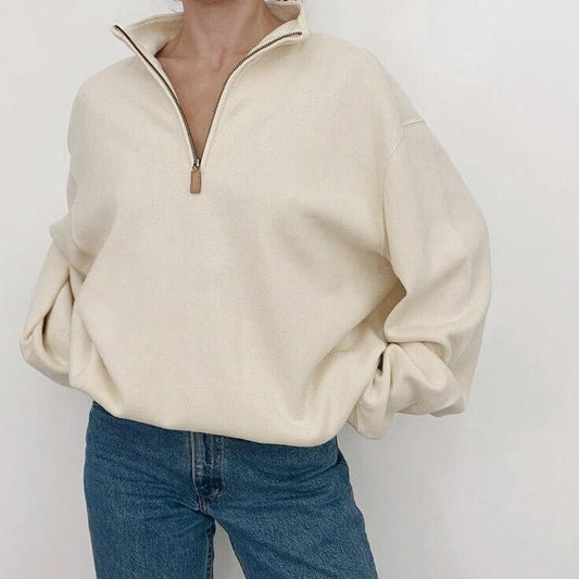 T588-783 Half zip pullover long sleeve