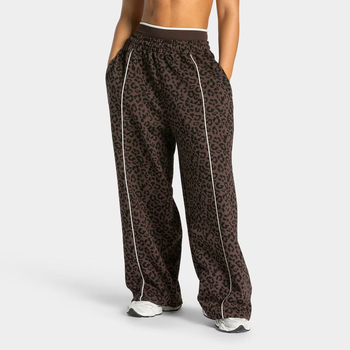 Casual loose straight leg pants  E1278