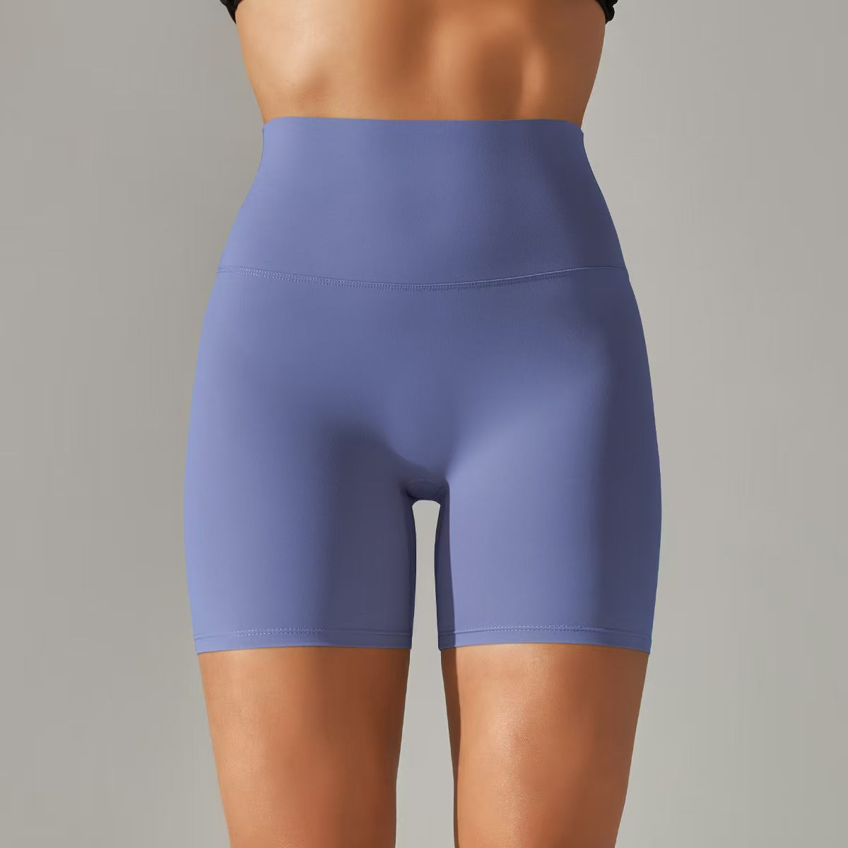 T588-131 Women's shorts, three part pants, high waist, tight fitting, elastic sports and fitness pants