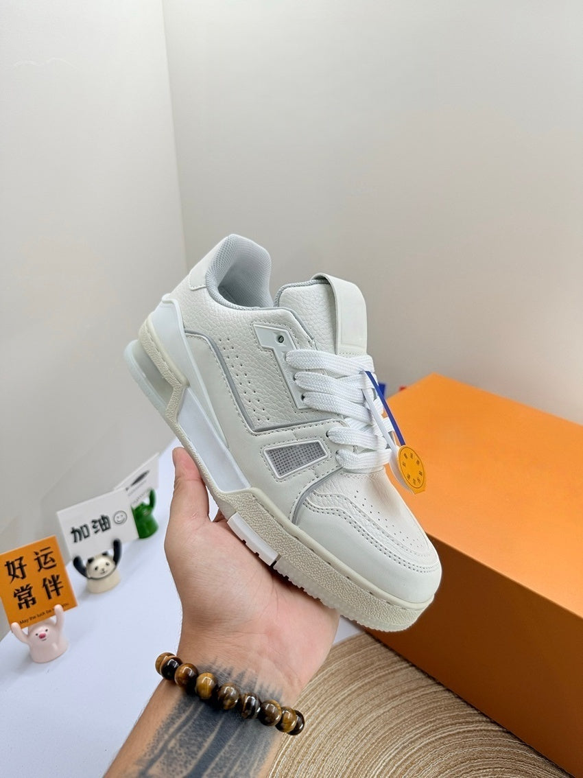 T588-792 Casual retro sports board shoes with color matching