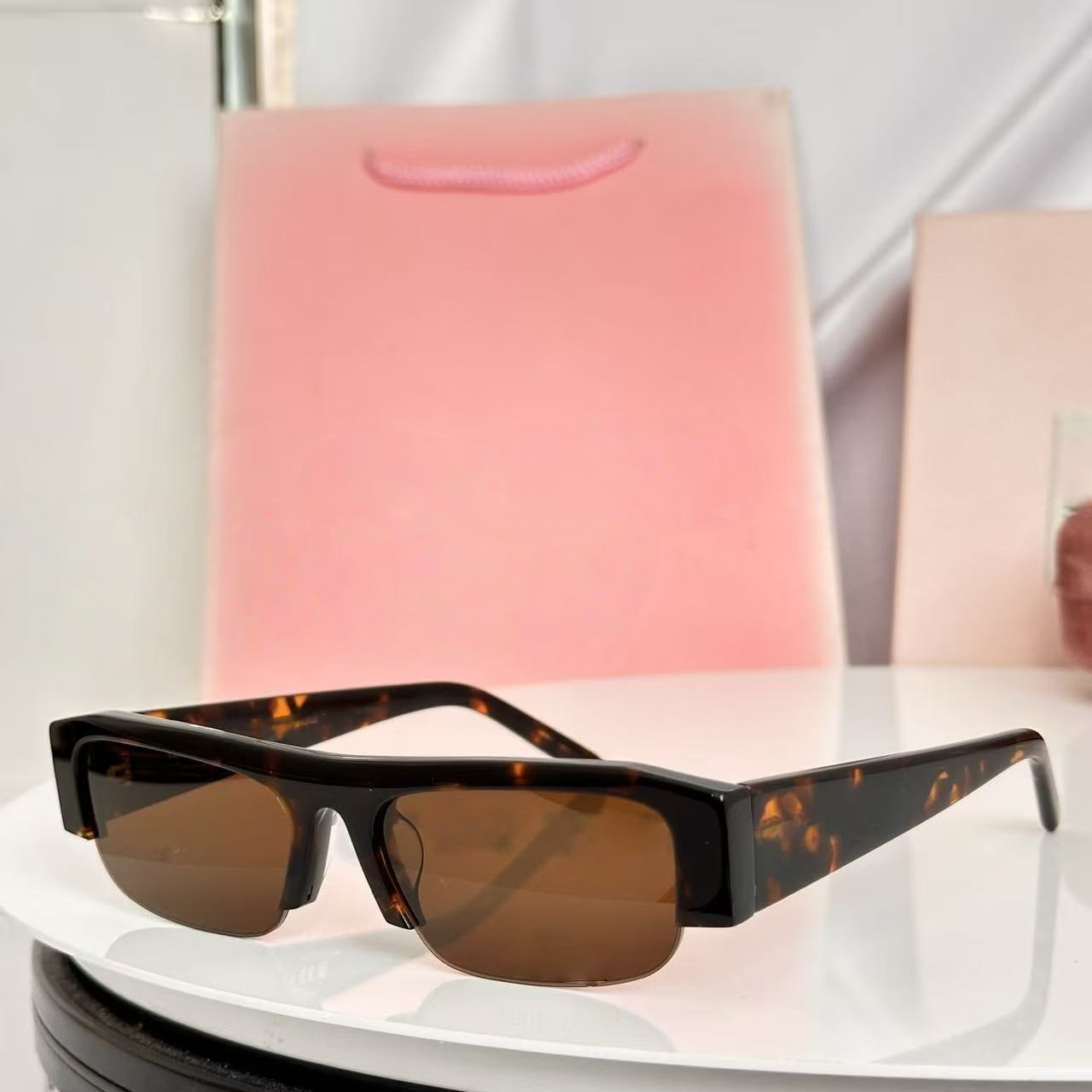 T588-1194   Light blocking, personalized, and versatile half frame glasses