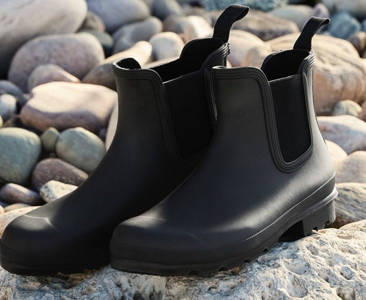 T588-790  Short tube rain boots for women, low cut