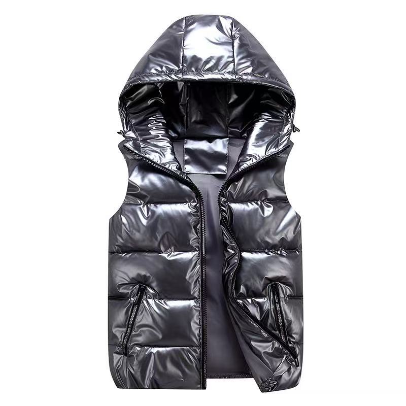 T588-738  Winter shiny cotton vest for children and adults