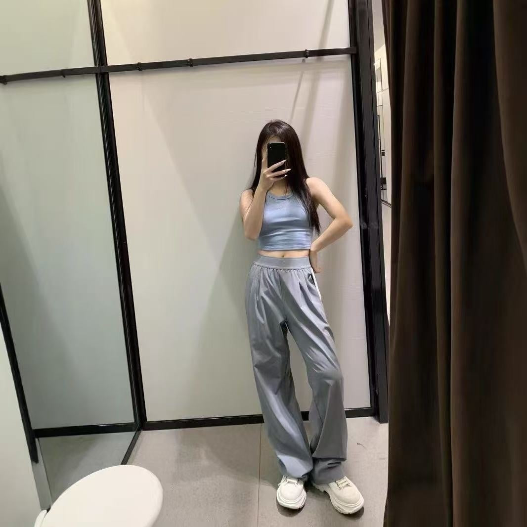 T588-1046   Spring and Autumn Leisure Sports Straight Leg Casual Pants