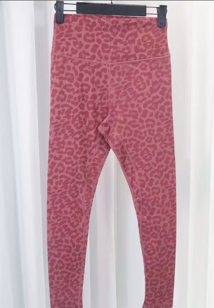 T588-1138   Leopard high waisted tight yoga pants for outdoor activities