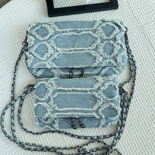 T588-810  Cowboy diagonal cross backpack for women's fashion