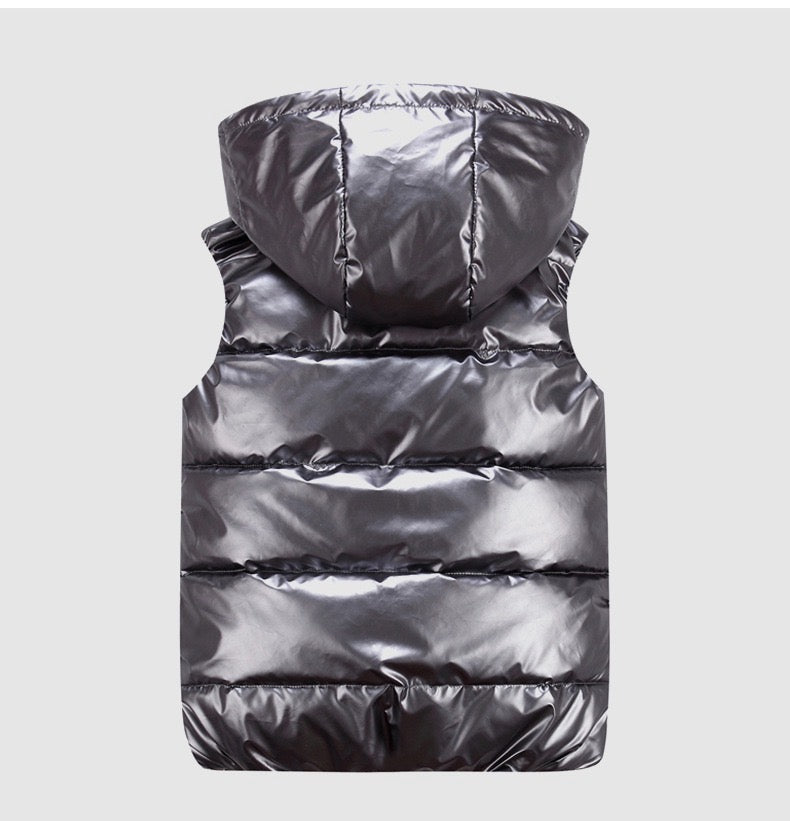 T588-738  Winter shiny cotton vest for children and adults
