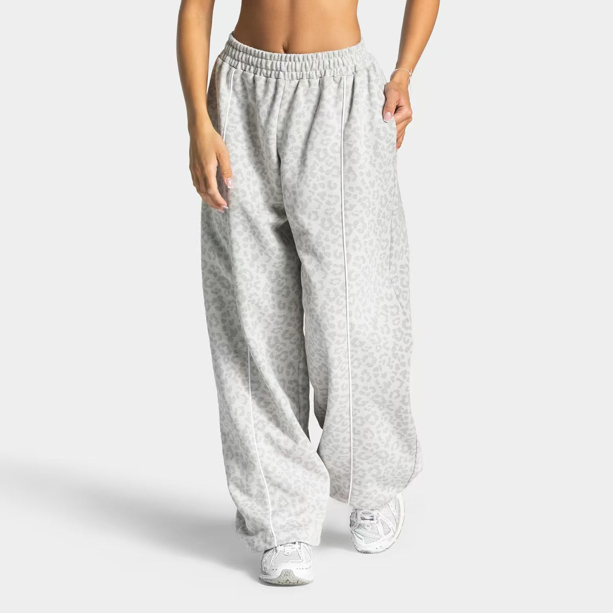 Casual loose straight leg pants  E1278